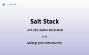 מצגת Salt Stack
